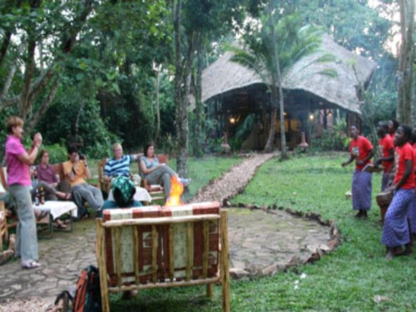 Kibale Forest Camp - locals dancing